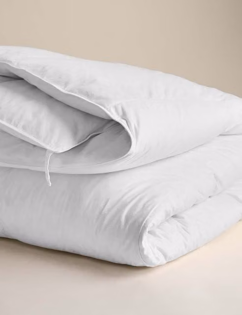 M&S White Duck Feather and Down 15 Tog Breathable Winter Duvet