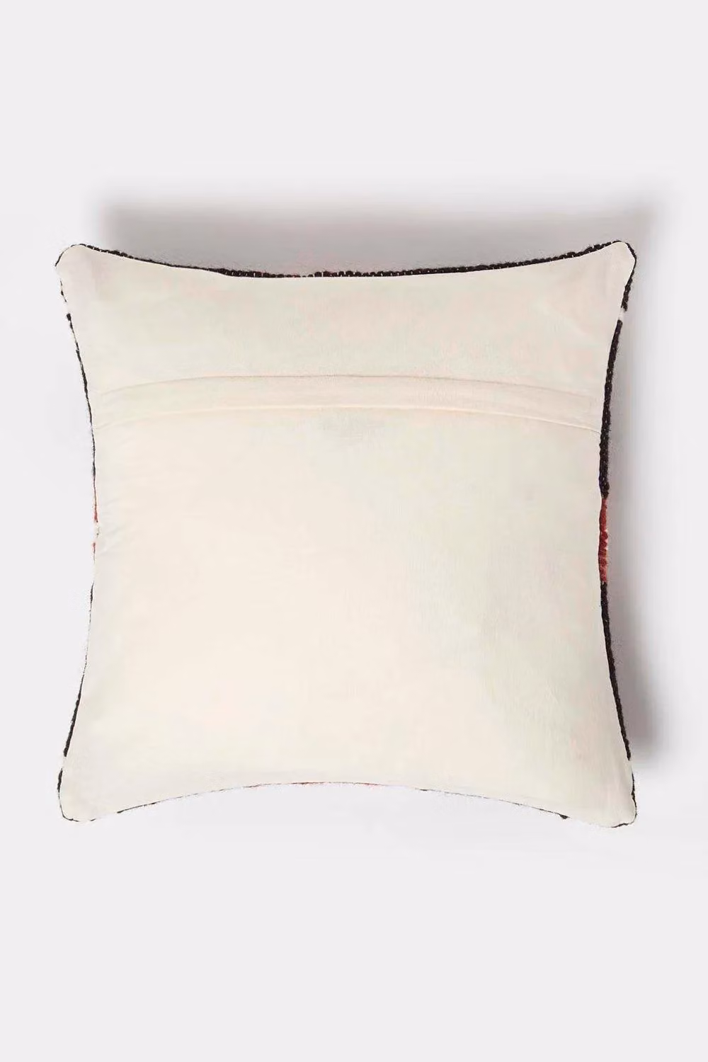 Homescapes Tawa Handwoven Traditional Kilim Cushion in Red and Black, W/D/H: 45 x 45 x 45 cm – 3