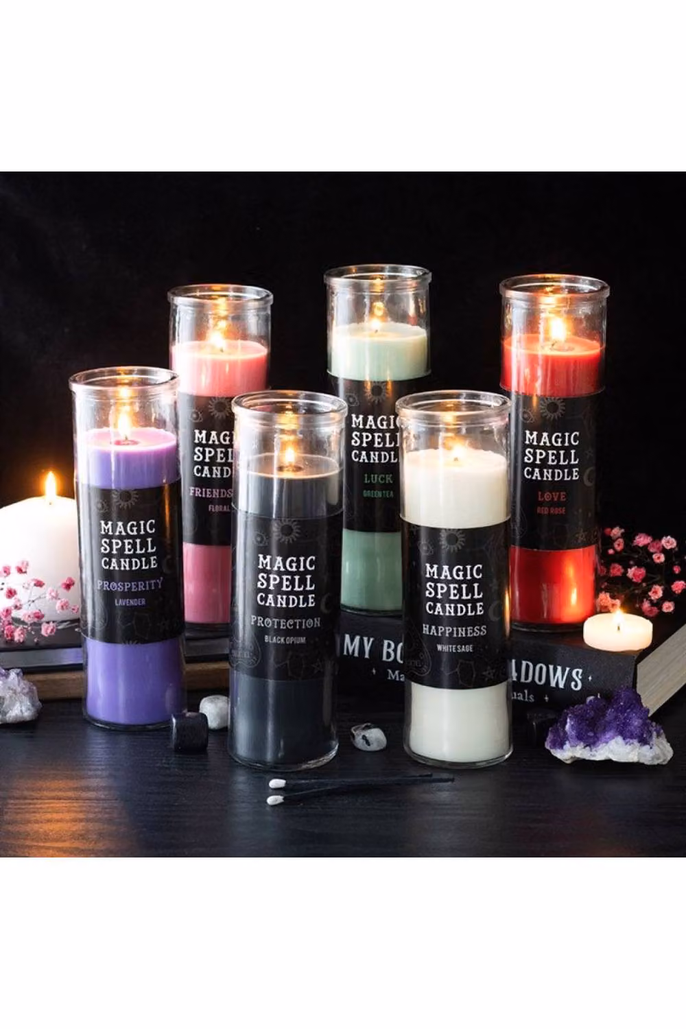 KDMD Luck Green Tea Spell Candle for Prosperity and Positivity in Green – 3