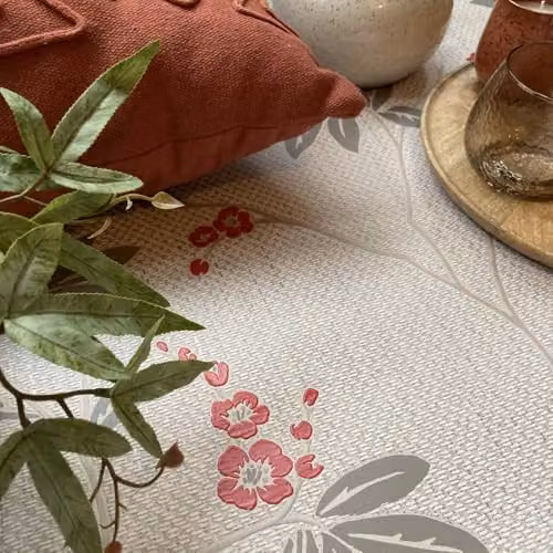Belgravia Decor Amelie Blossom Beige and Red Floral Botanical Wallpaper – 3