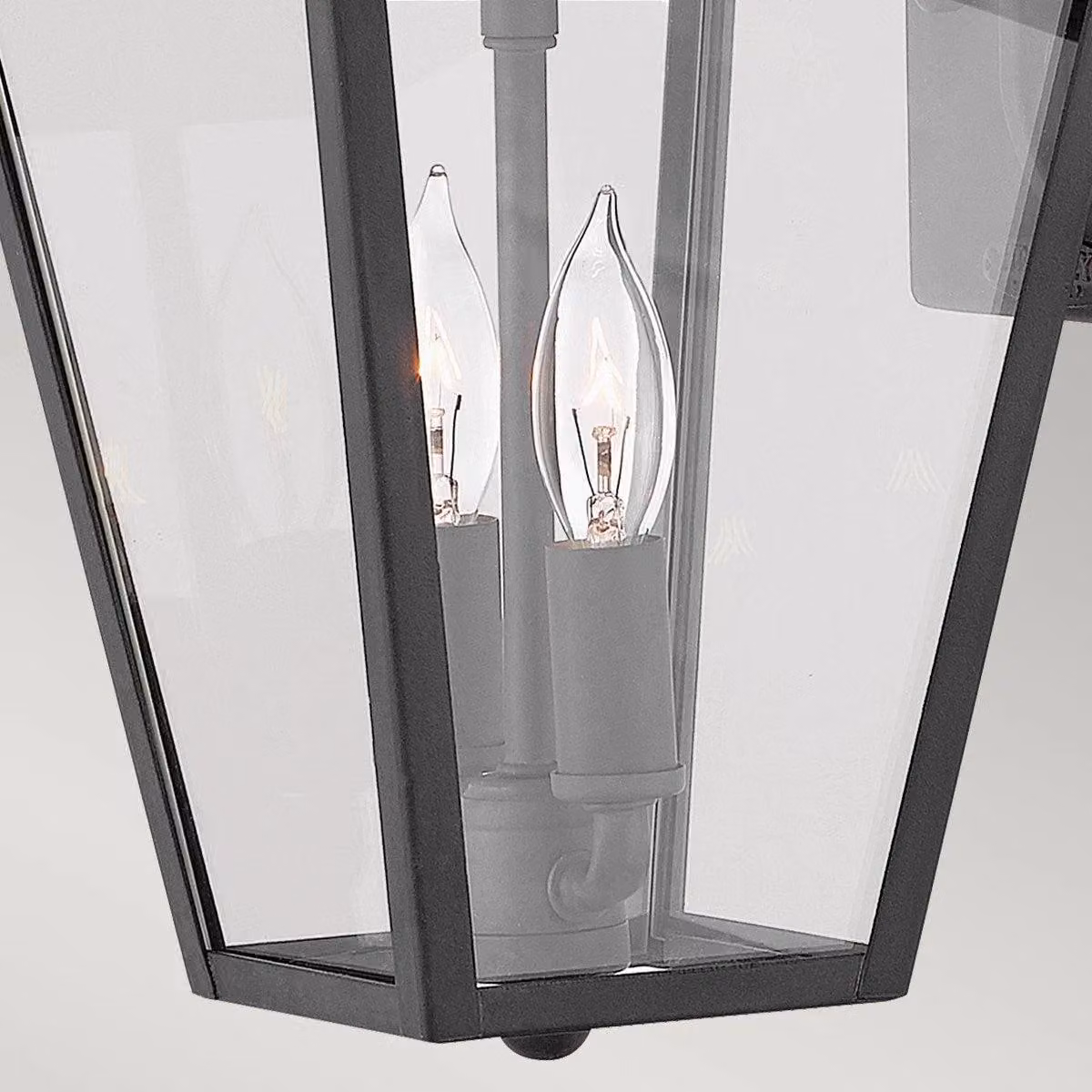 Hinkley Alford Place Outdoor Wall Lantern in Museum Black with Transparent Glass, IP44 Rated – 3