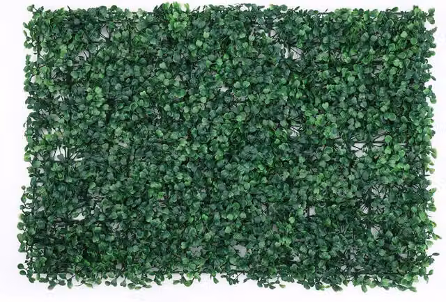 Trimming Shop Green Artificial Grass and Floral Wall Panels