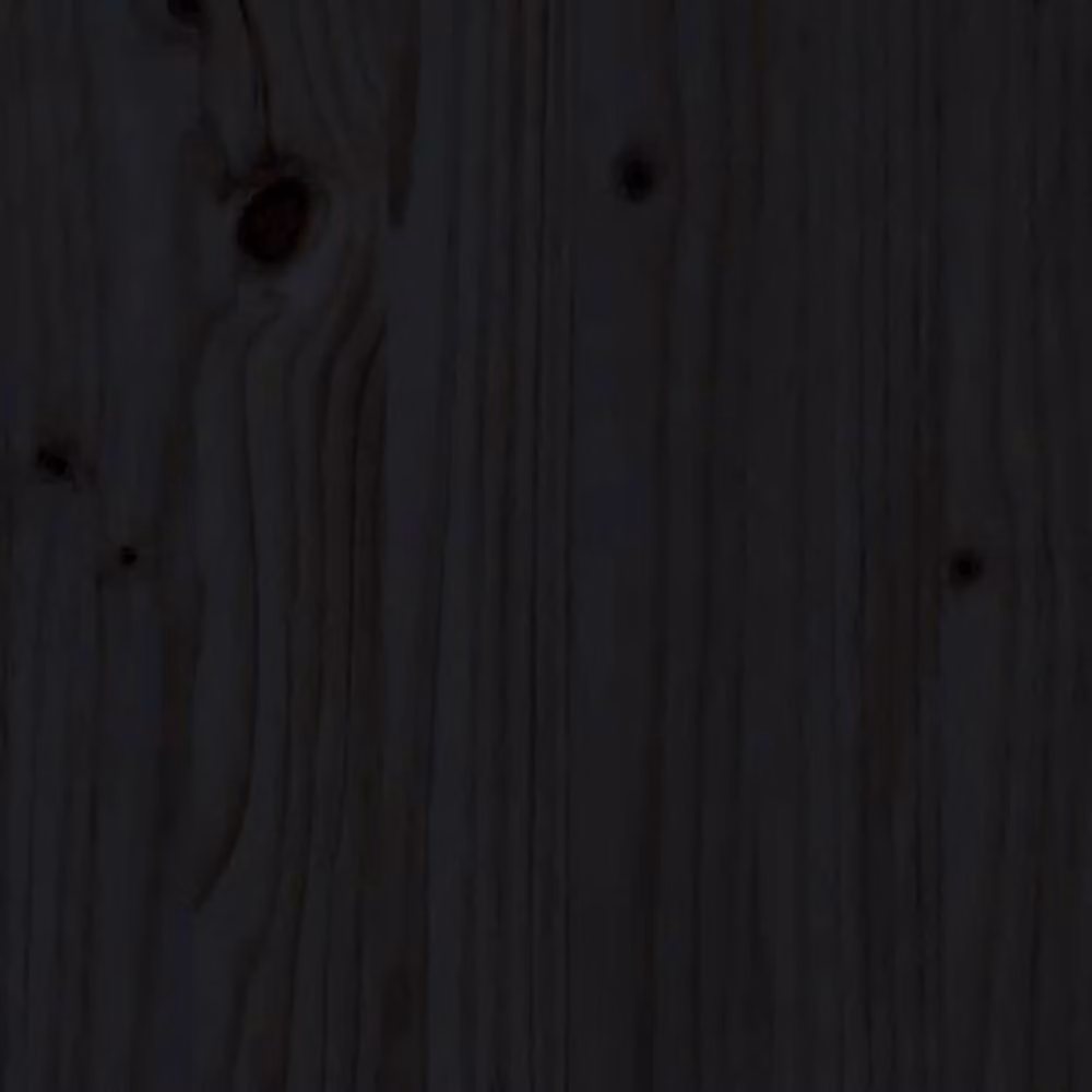 Berkfield Home Rustic Black Solid Pine Wood Bed Headboard W/D/H: 95.5 x 4 x 100 cm – 3