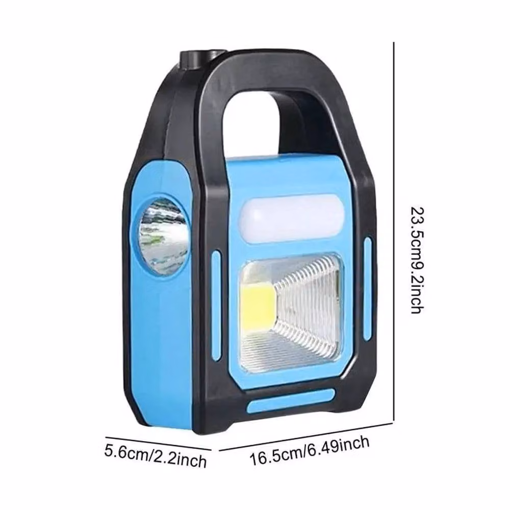 NESTLUNE Rechargeable Solar LED Camping Lantern in Blue – 2