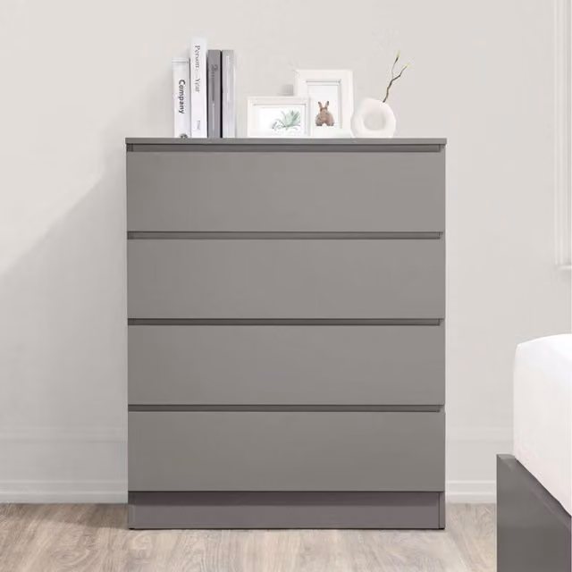 Birlea Oslo 4 Drawer Chest in Grey