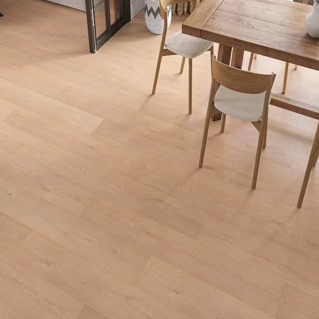 Underfoot Bali 8mm Laminate Flooring in Soft Maple, Brown and Beige, 1.92m² Pack – 1