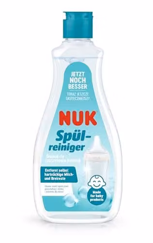 NUK Baby Bottle Cleanser, 500 ml, Fragrance Free and pH Neutral – 1