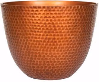 La Hacienda Small Elements Plastic Planter Pot, Bronze and Multicolour, W/D/H: 31 x 31 x 31 cm – 7