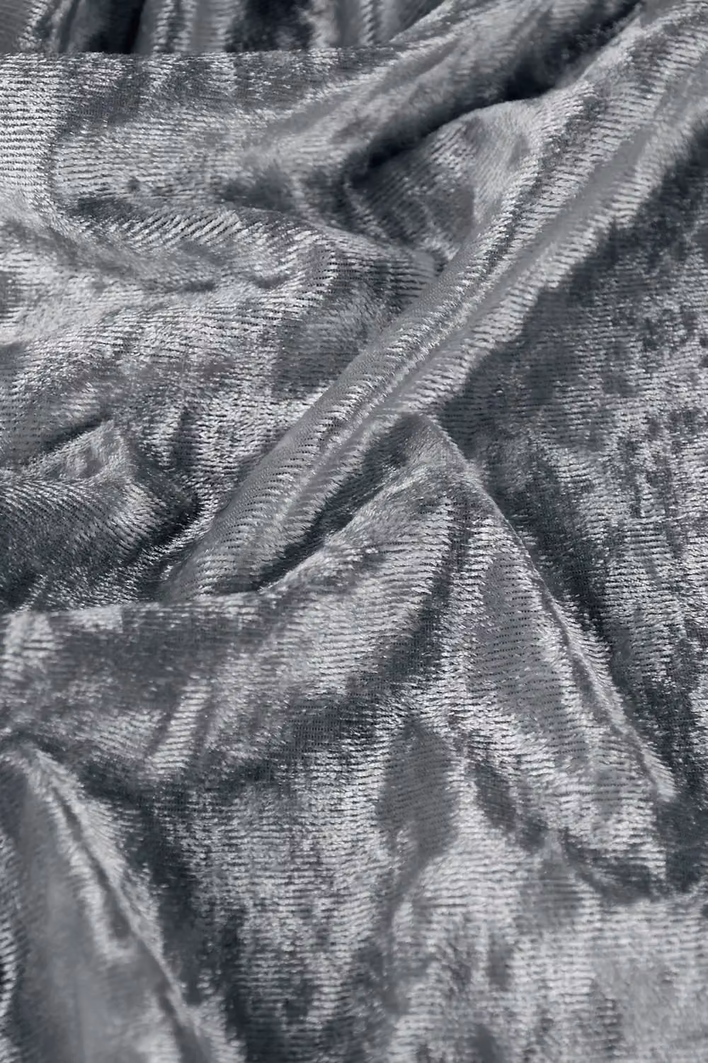 Neel Blue Diamond Silver Velvet Napkin with Hemmed Edges, W/D/H: 50.8 x 50.8 x 0.5 cm – 2