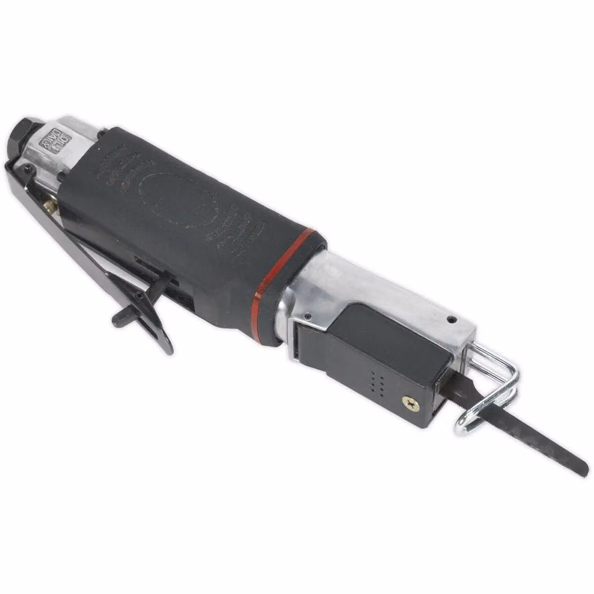 Loops Pneumatic Reciprocating Air Saw and Blade Pack in Black and Multicolour with 1/4" BSP Connection – 2