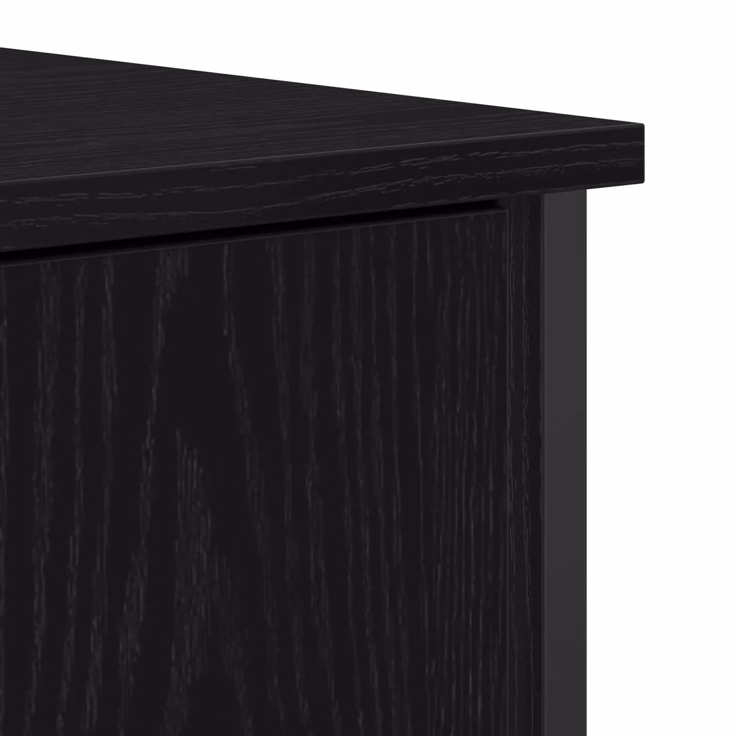 Berkfield Home Modern Black Oak Sideboard in MDF and Metal, W/D/H: 70 x 30 x 80 cm – 5