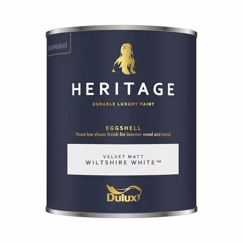 Dulux Heritage Eggshell White, 0.75 l