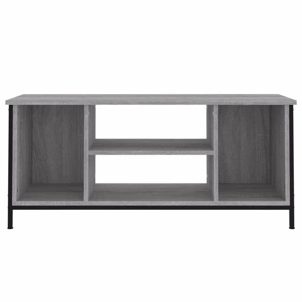 Berkfield Home Grey Sonoma TV Cabinet in Engineered Wood W/D/H: 102 x 35 x 45 cm – 4