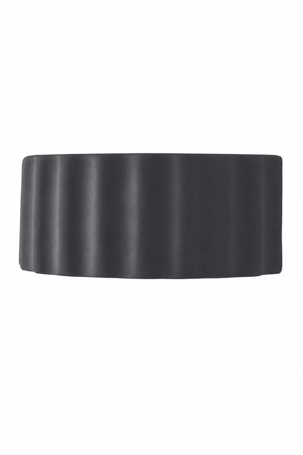 ValueLights Pablo Modern Curved Ribbed Ceramic Up and Down Wall Sconce Light in Blue – 3