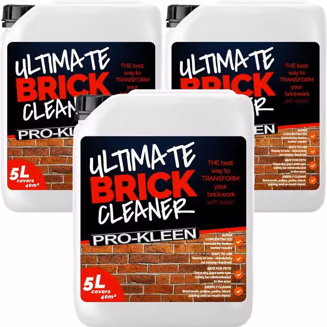 Pro-Kleen Ultimate Brickwork Cleaner, Clear, 15 l