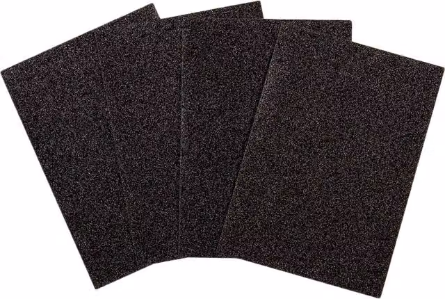 Crafty Club Large Black Glitter Construction Paper