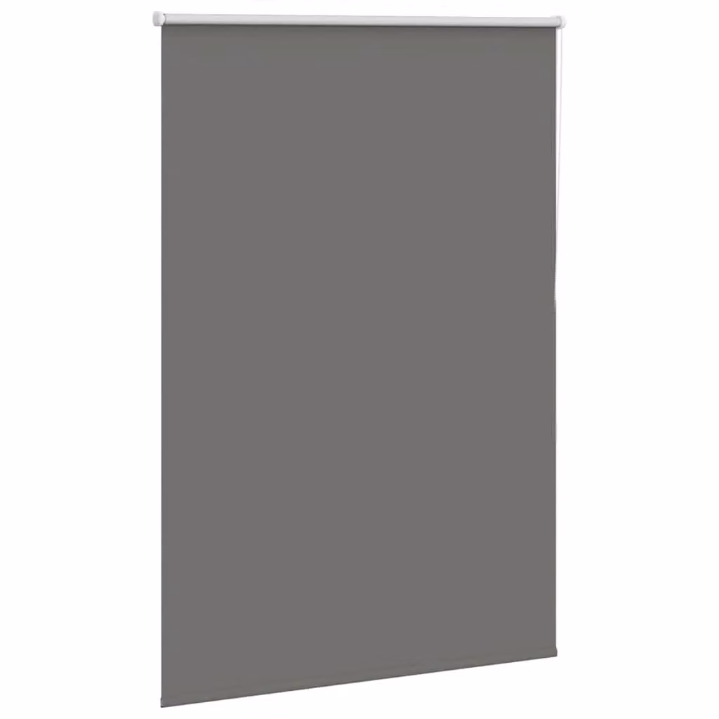 Berkfield Home Grey Blackout Roller Blind, Thermal Insulating Polyester, W: 110 cm, H: 175 cm – 3