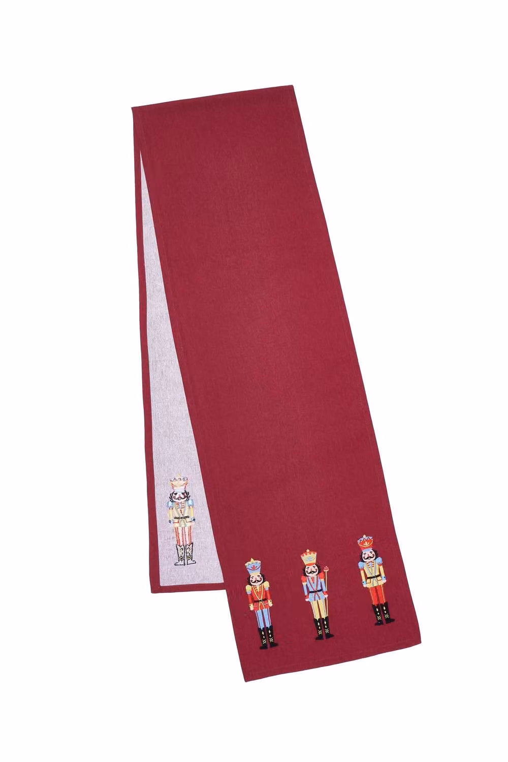 Catherine Lansfield Christmas Nutcracker Cotton Dining Table Runner in Purple, W/D/H: 32 x 220 cm – 2