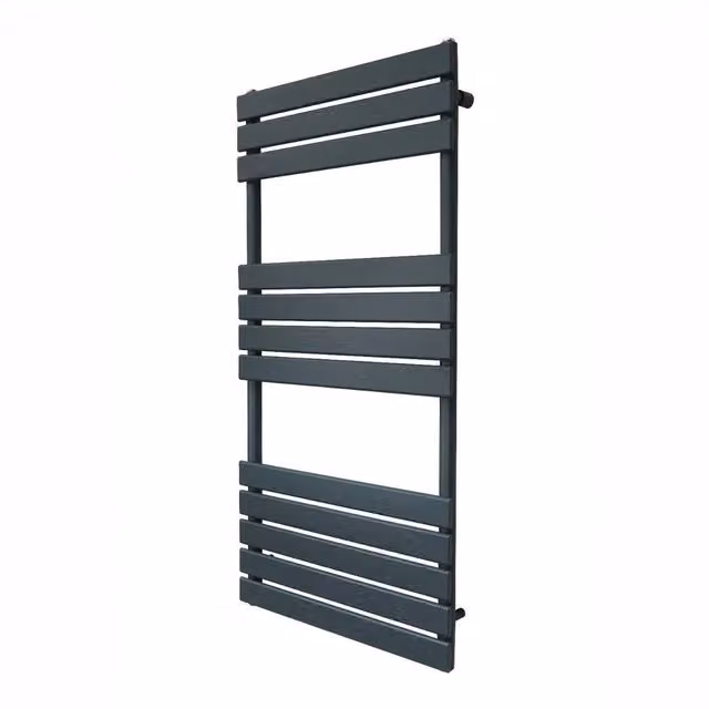Monstershop Steel Towel Rail in Anthracite Grey, W/H: 60.0 x 120.0 cm
