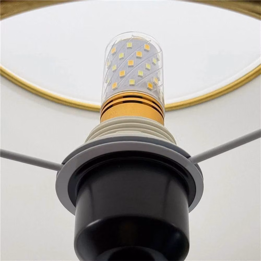 Kelvenix Mid-Century Nightstand Bedside Table Lamp in Gold/Brass with 3-Colour Temperatures – 3