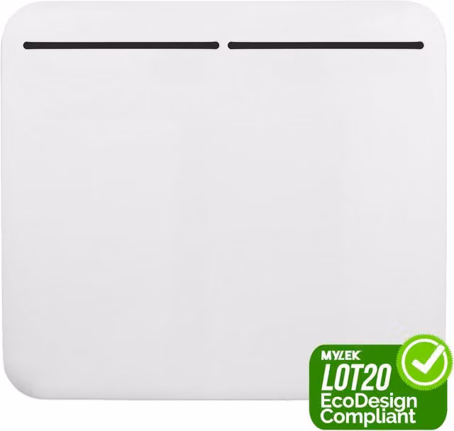 MYLEK 1000W Electric Panel Convector Heater with Timer and Thermostat, White – 1