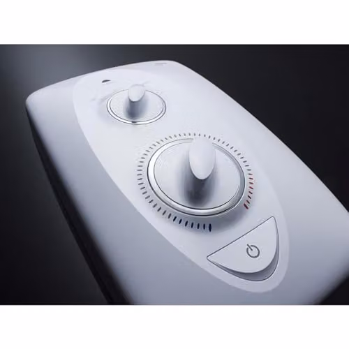 Mira Showers Jump Dual 9.5kW Electronic Mains Electric Shower in White – 3