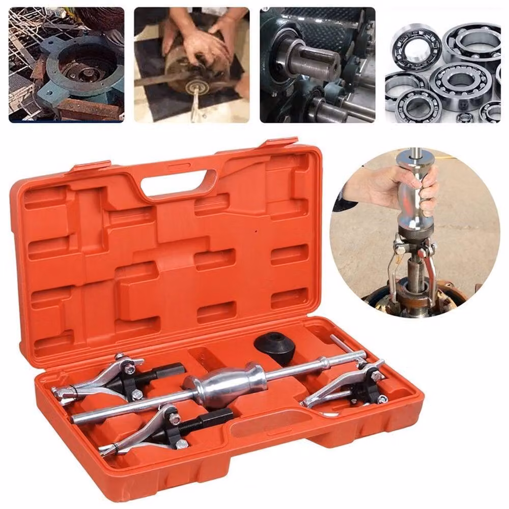 EONLION Silver Slide Hammer Bearing Gear Hub Puller Set for Internal and External Use – 3