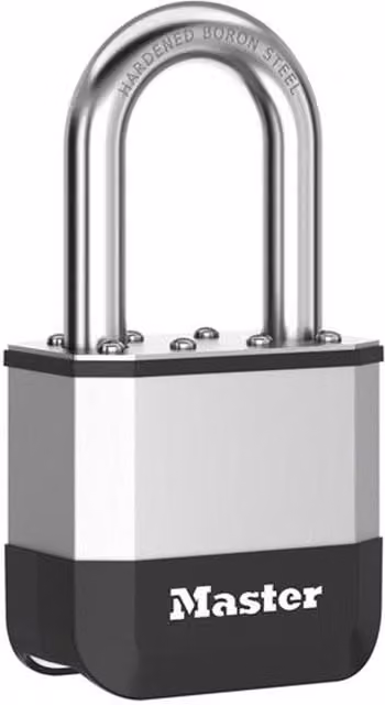 Master Lock Elite Laminated Steel Padlock, 52mm, Silver – 1