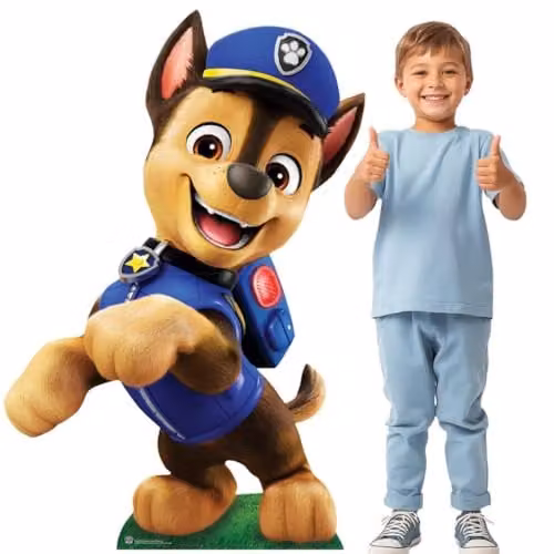 Star Cutouts SC4605 Paw Patrol Chase Police Pup Cardboard Cutout, Height: 133 cm, Multicolour – 1