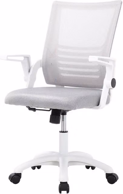 Garden Sanctuary Ergonomic Mesh Swivel Office Chair in White