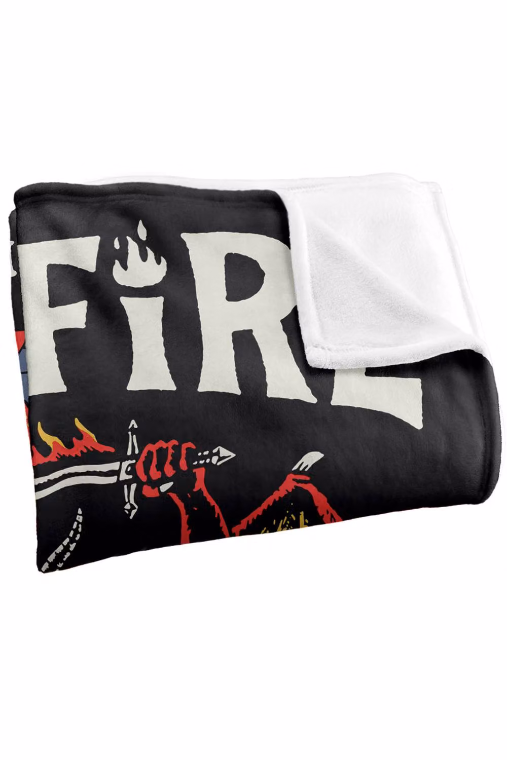 Stranger Things Hawkins Hellfire Super Soft Throw Blanket, Multicolour, W: 152 cm, D: 127 cm – 3