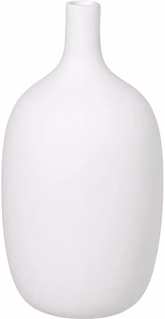 Blomus Ceola Ceramic Tabletop Vase, White, Height: 21 cm – 1