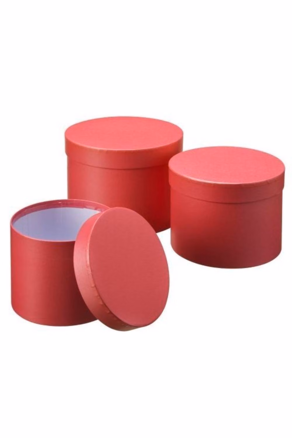 KDMD Red Symphony Hat Box Set of 3 – 2