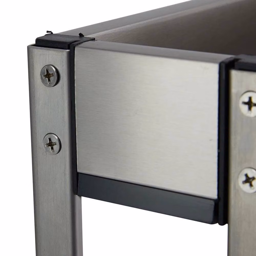 SPETLEK Silver Aluminium Pull Out Kitchen Larder Cupboard Basket Drawer – 3