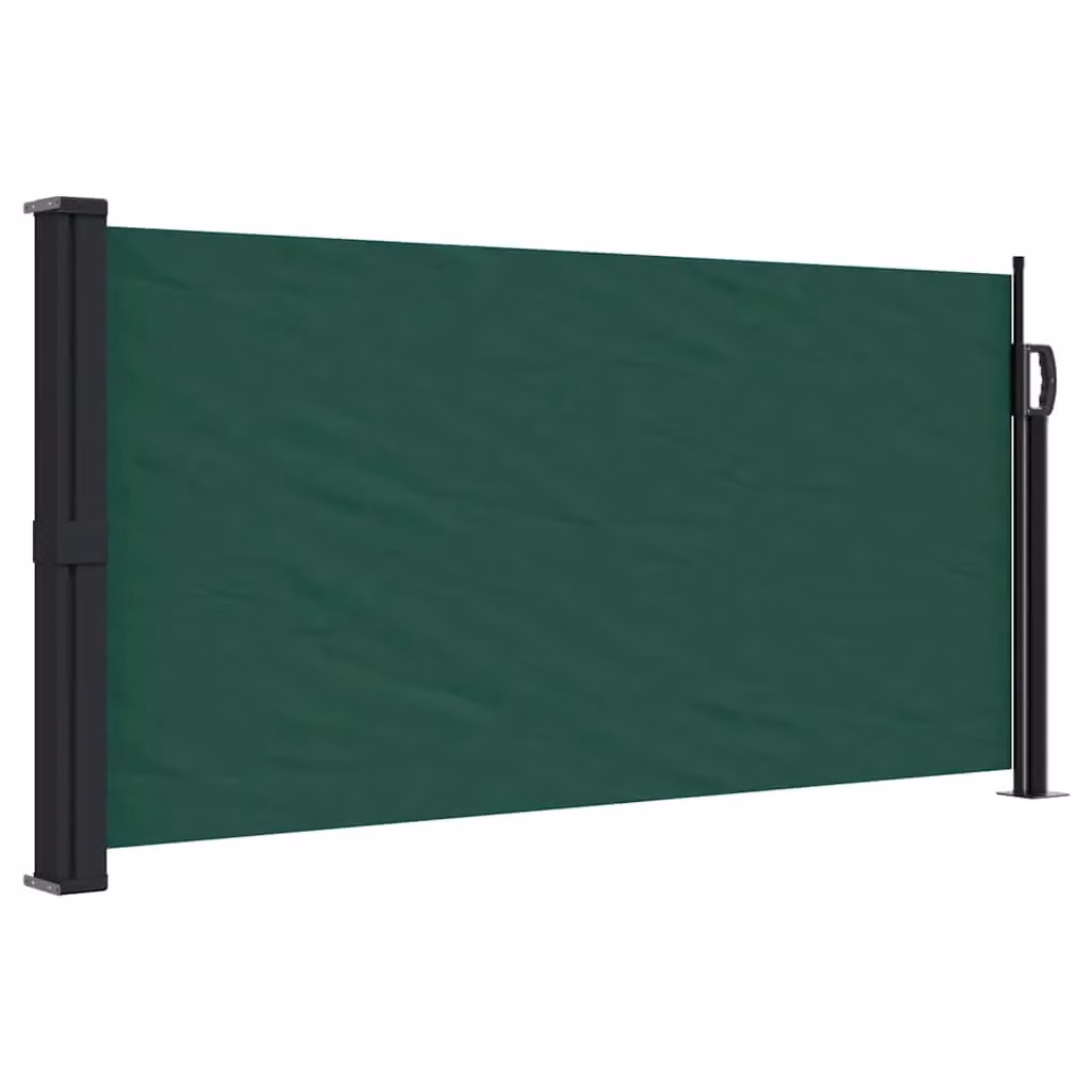 Berkfield Home Retractable Side Awning in Dark Green, W/H: 300 x 100 cm – 2