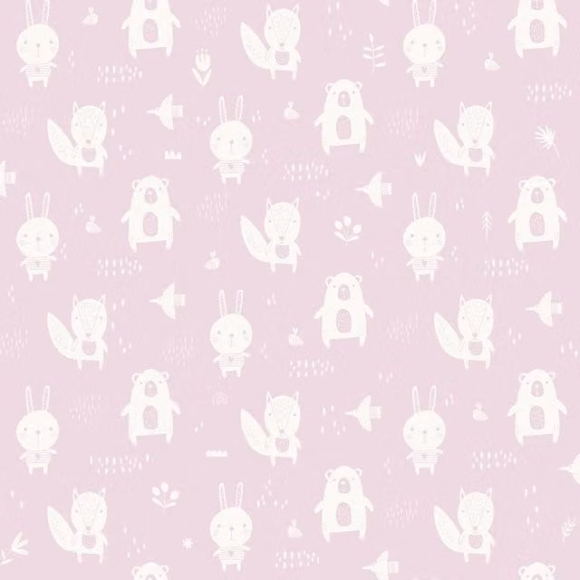 Muriva Pink Animal Print Bedroom Decor