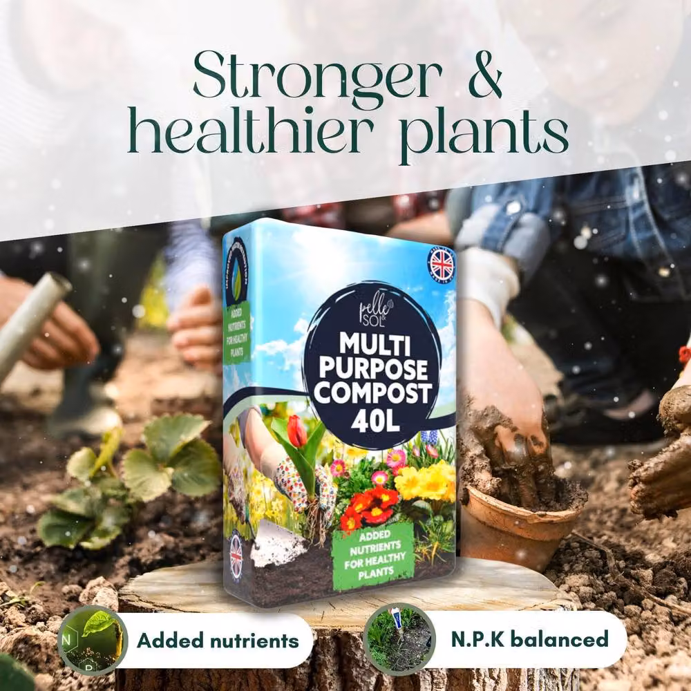 Pelle & Sol All-Purpose Potting Soil for Indoor and Outdoor Plants, 40 l – 11