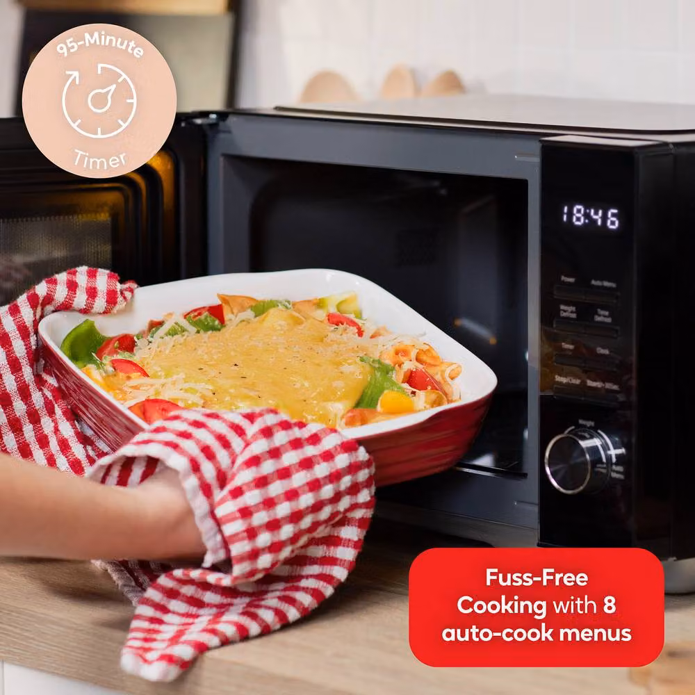 Russell Hobbs 23L Flatbed Digital Solo Microwave RHFM2365 in Black – 7