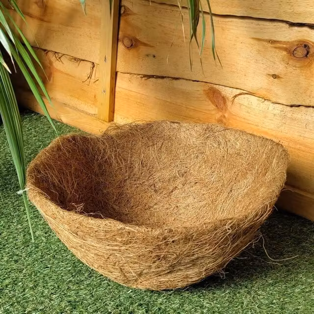 Shop4allsorts 10 Inch Brown Coco Hanging Basket Liner