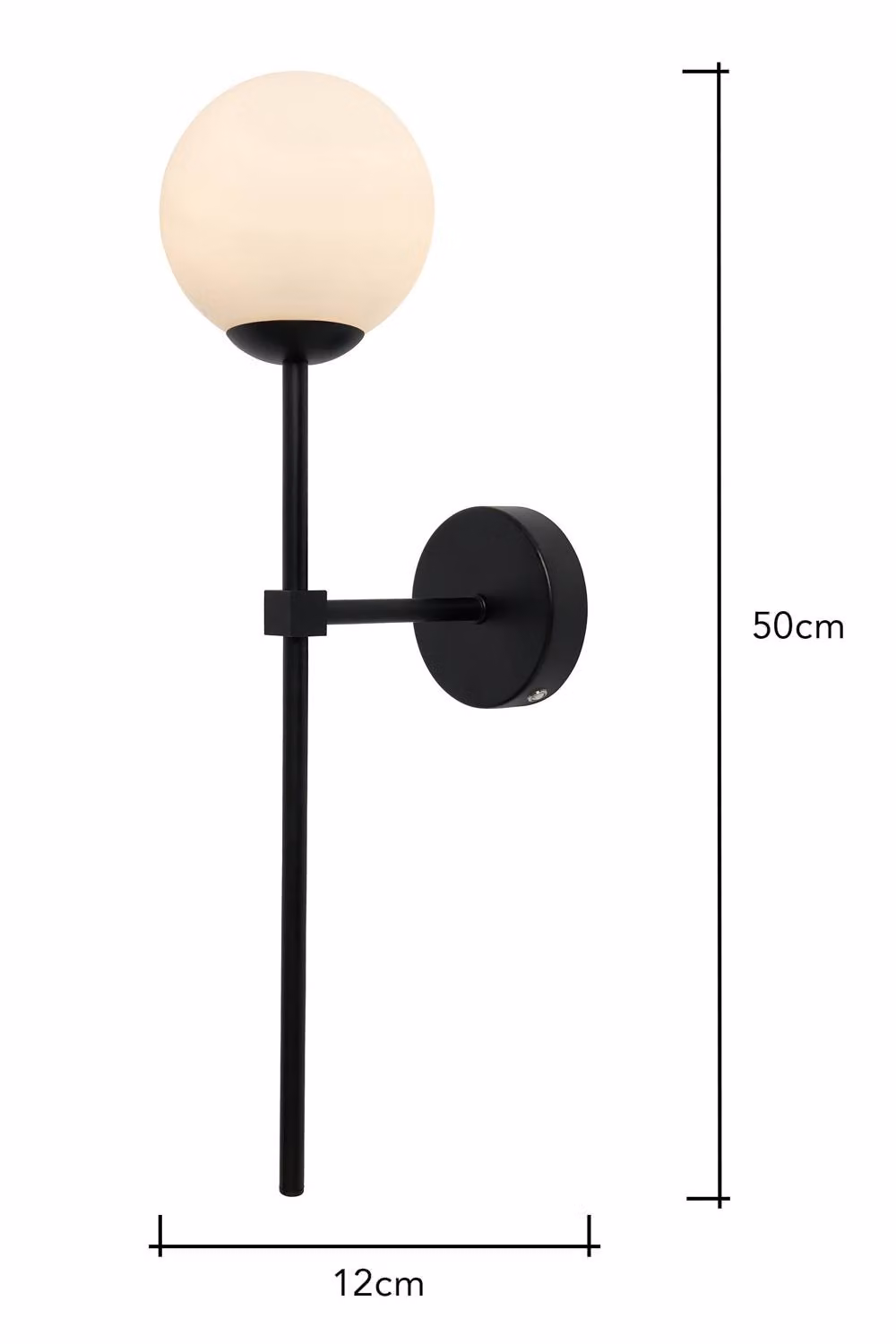 BHS Lighting Suzie Rechargeable LED Wall Light in Black and Gold/Brass – 2