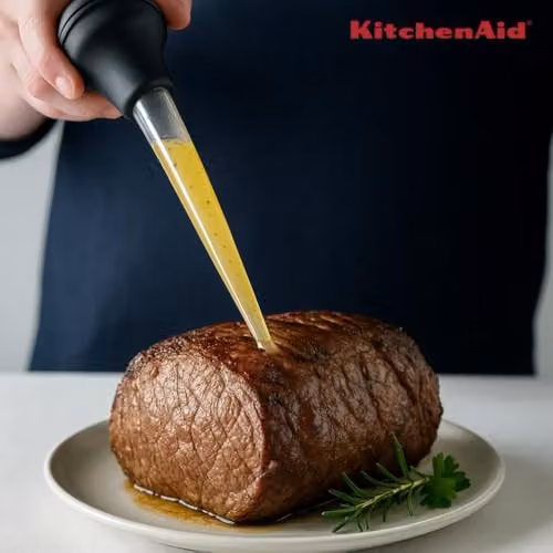 KitchenAid Turkey Basting Syringe in Black, Heat Resistant and Dishwasher Safe – 2
