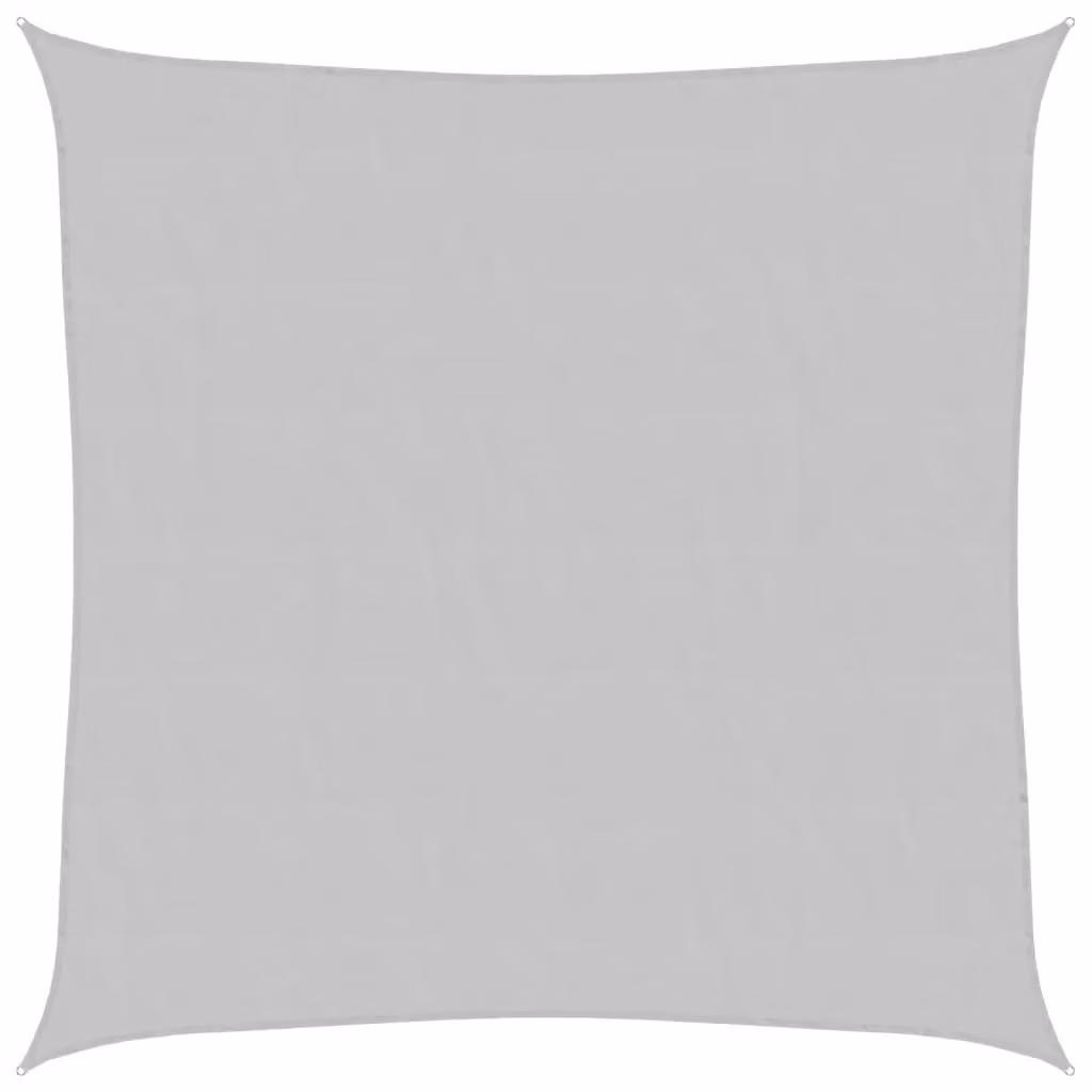 Berkfield Home Square Sun Shade Sail in Light Grey, 100% Polyester Oxford, W x W: 2.5 x 2.5 m – 1