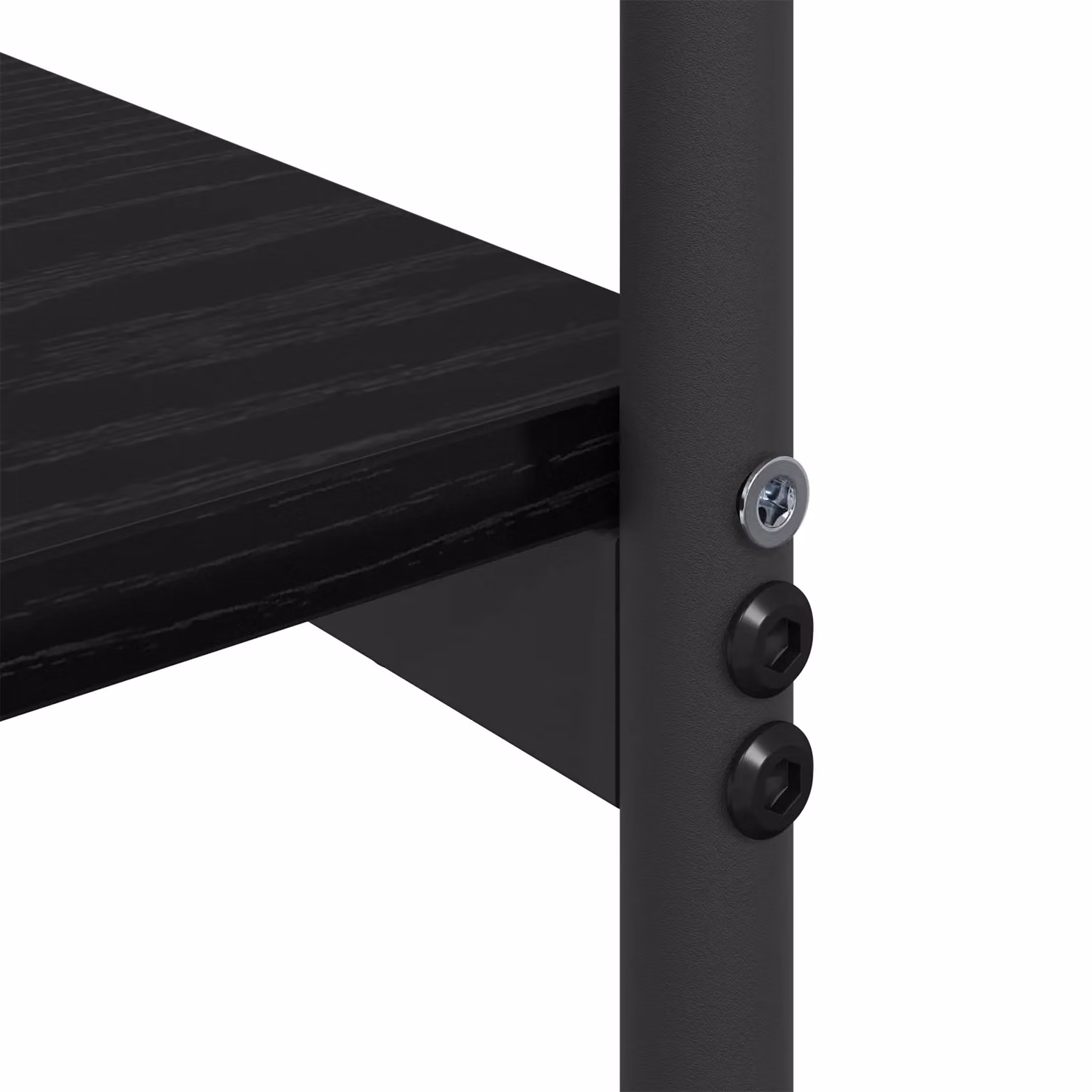 Berkfield Home Console Table in Black Oak, W/D/H: 101 x 35 x 80.5 cm – 4