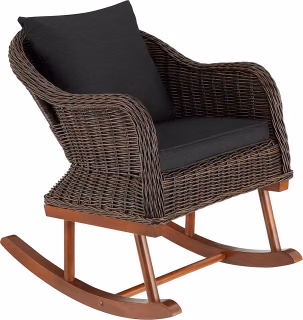 tectake Rovigo Garden Chair in Brown