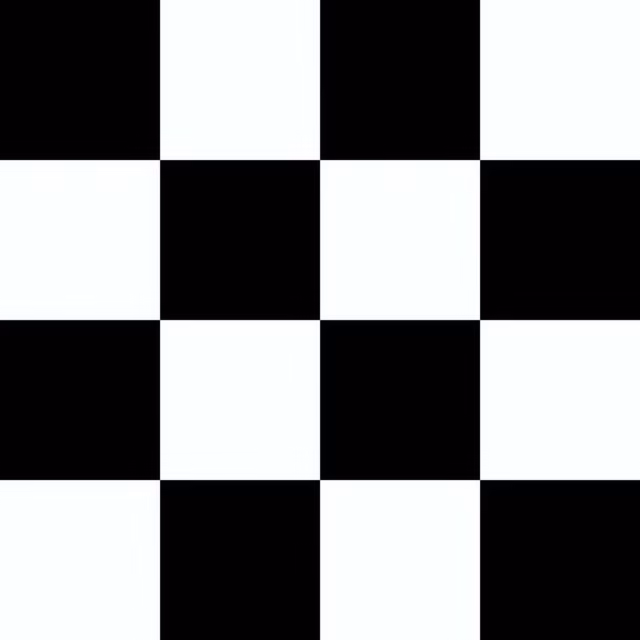 Komscape Classic Tile Look Vinyl Flooring in Black and White, 2m