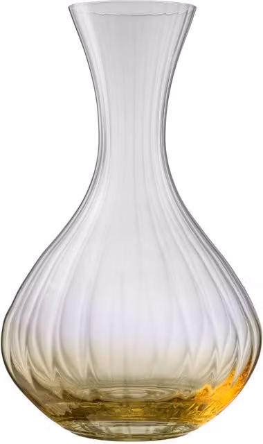 Galway Crystal Erne Carafe in Yellow Crystal