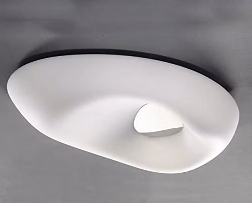 Netlighting Huevo 6 Light E27 Outdoor Ceiling Light in Polished Chrome and White IP44 – 2