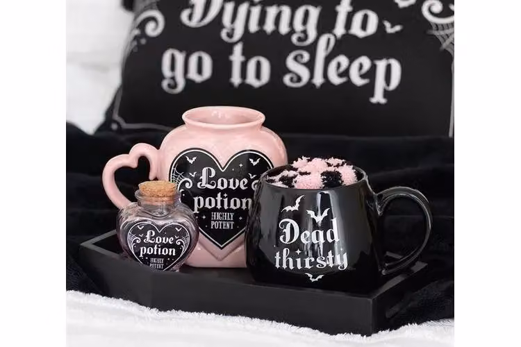KDMD Pink Love Potion Shaped Ceramic Mug – 3