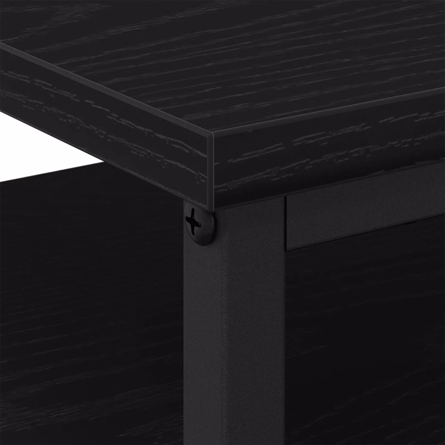 Berkfield Home Set of 2 Black Oak Bedside Cabinets, W/D/H: 44 x 45 x 60 cm – 4