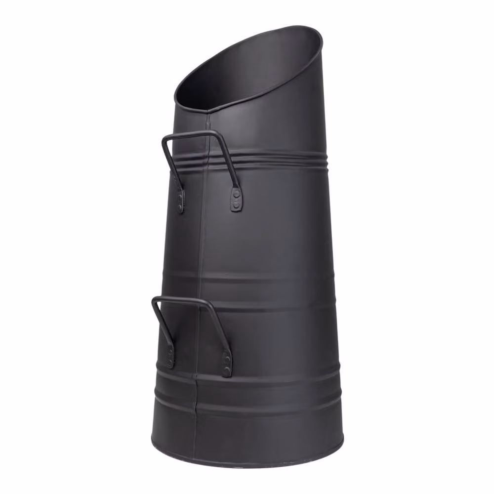 JVL Haversham Coal Hod Bucket with Double Handle in Black – 2